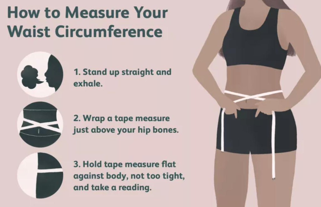 How to measure waist circumference at the navel for Army WHtR